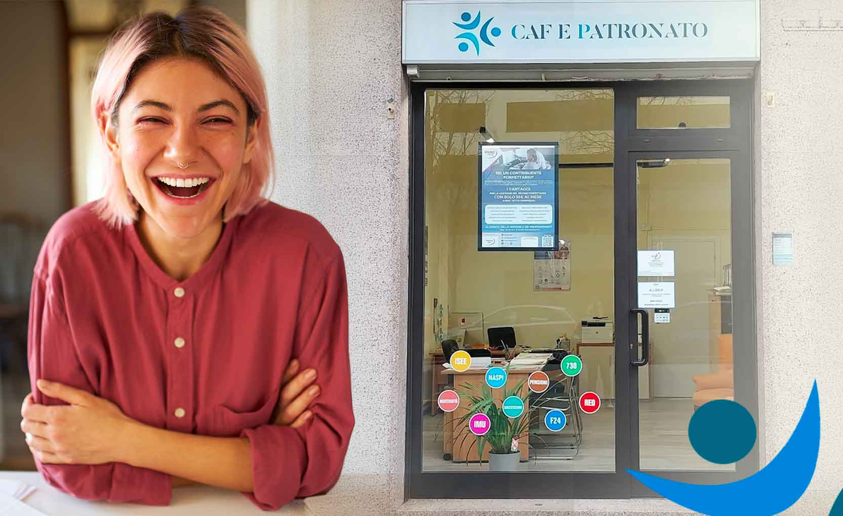 La sede di CR Caf Patronato a Torino